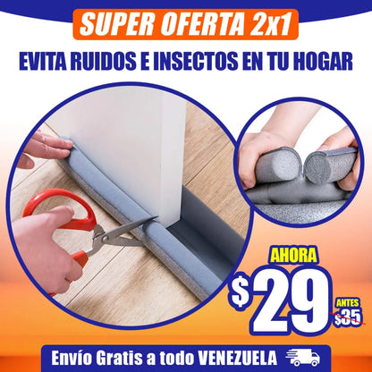 ¡Oferta 2X1! Protector de Puerta: Evita el ruido y los insectos en tu hogar