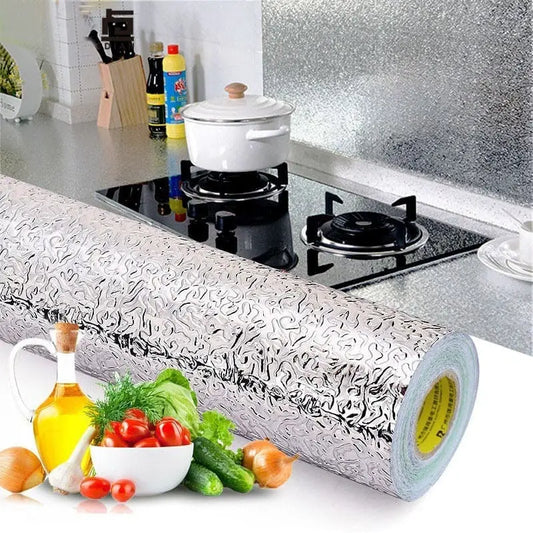 MasterClean® Papel Aluminio Autoadhesivo para Cocina 10 Mts X 60 Cm