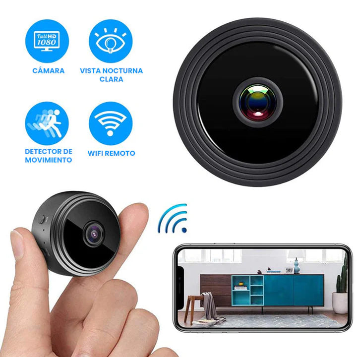 SafeCam™ Mini Camara Grabadora Full HD WiFi