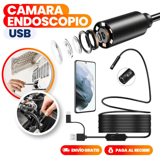 CÁMARA ENDOSCOPIO USB PARA CELULAR