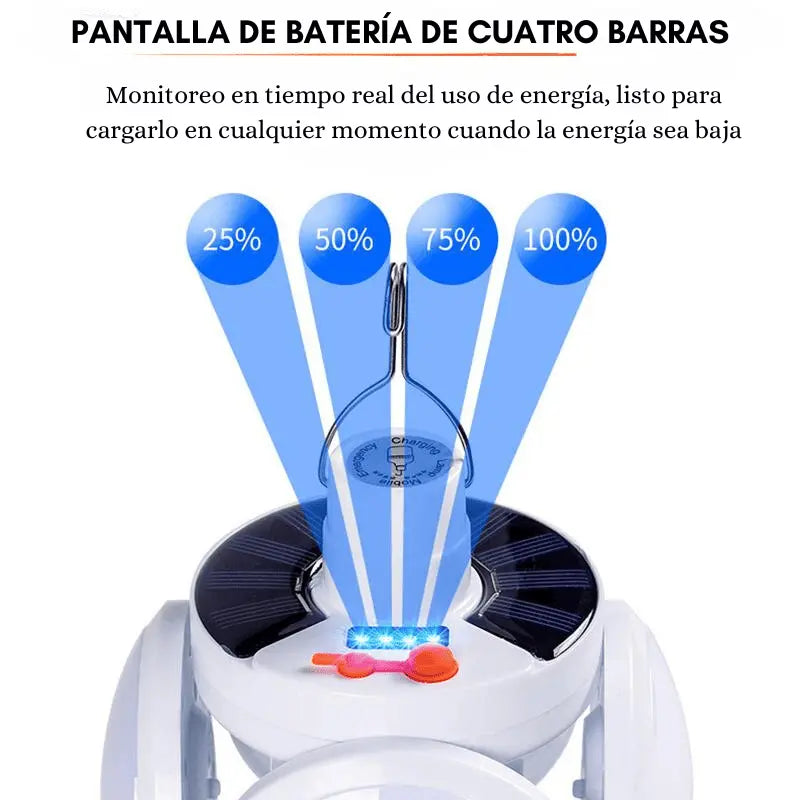 Luces LED portátiles solares